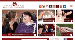 Desktop Screenshot of die-pflegeschule.de